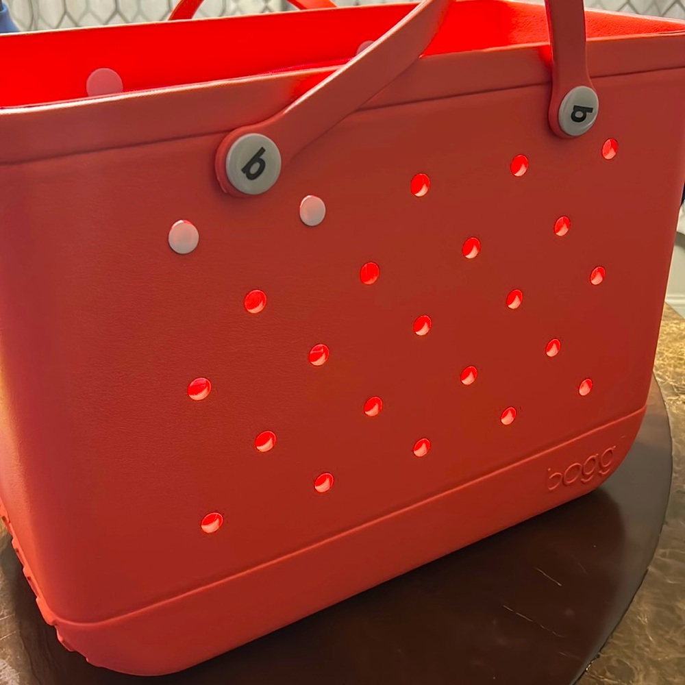 The Original BOGG Bag Coral Color.